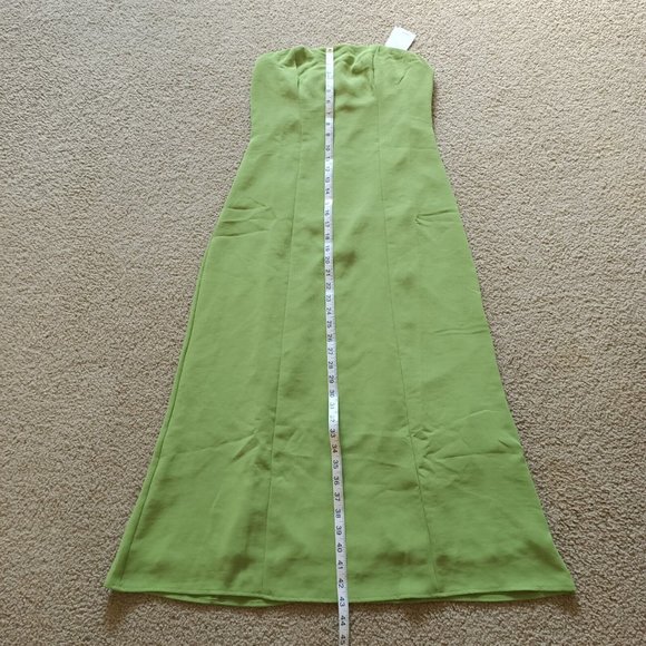 BNWT Kookai Alpha Slim Midi Dress - Size 38 / AU 10 Daiquiri Green - Picture 9 of 11